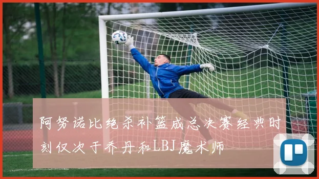 阿努诺比绝杀补篮成总决赛经典时刻仅次于乔丹和LBJ魔术师